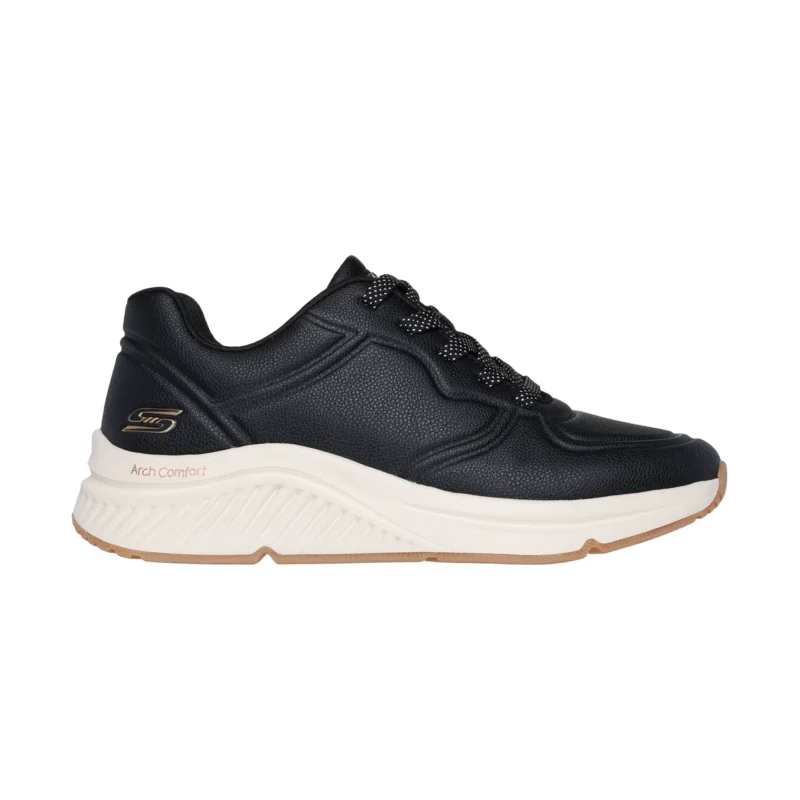 خرید کفش طبی مشکی زیره سفید زنانه اسکچرز مدل 117560 BLK BOBS Arch Comfort B Sweet - A Bind Skechers