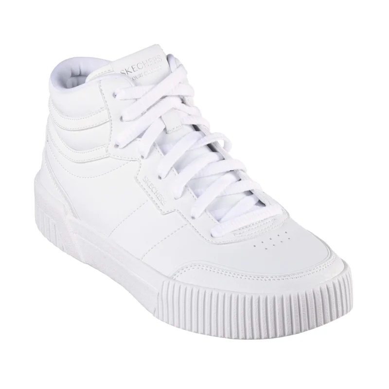 کفش سفید ساق دار زنانه اسکچرز مدل 185094 WHT Jade - High Reward Skechers