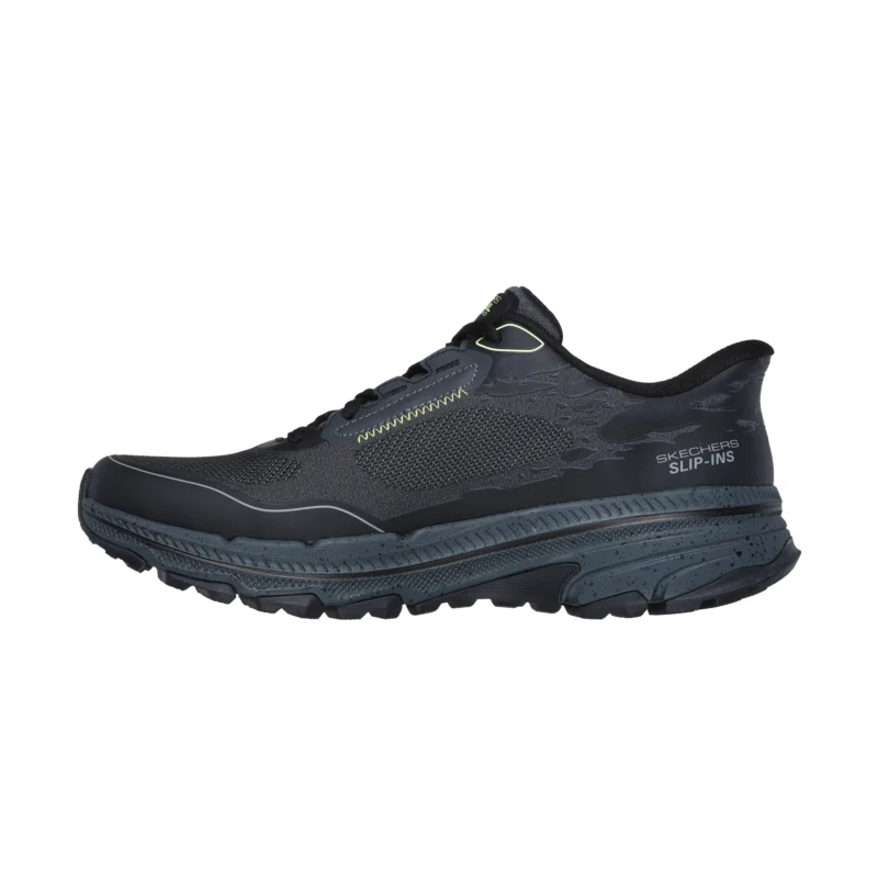 خرید کفش طبیعت گردی تمام مشکی مردانه اسکچرز 220761 BKGY Skechers Slip-ins: GO RUN Trail Altitude 2.0 - Utmost Tread از سایت ایران اسکچرز