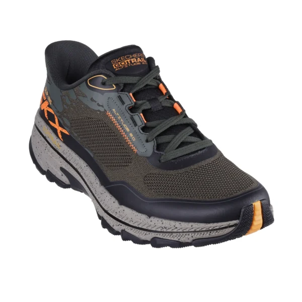 خرید کفش زیتونی مردانه اسکچرز 220761 OLV Skechers Slip-ins: GO RUN Trail Altitude 2.0 - Utmost Tread از ایران اسکیچرز