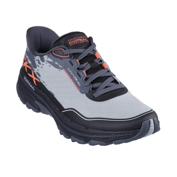 خرید کفش تریل طبیعت گردی مردانه آبی اسکچرز 220761 SLT Skechers Slip-ins: GO RUN Trail Altitude 2.0 - Utmost Tread از سایت اصلی