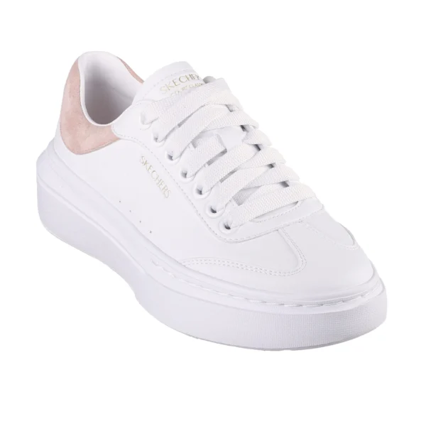 قیمت و خرید کفش زنانه سفید صورتی اسکچرز مدل 185060 WPK Cordova Classic - Best Behaviour Skechers با کفی مموری از سایت ایران اسکچرز