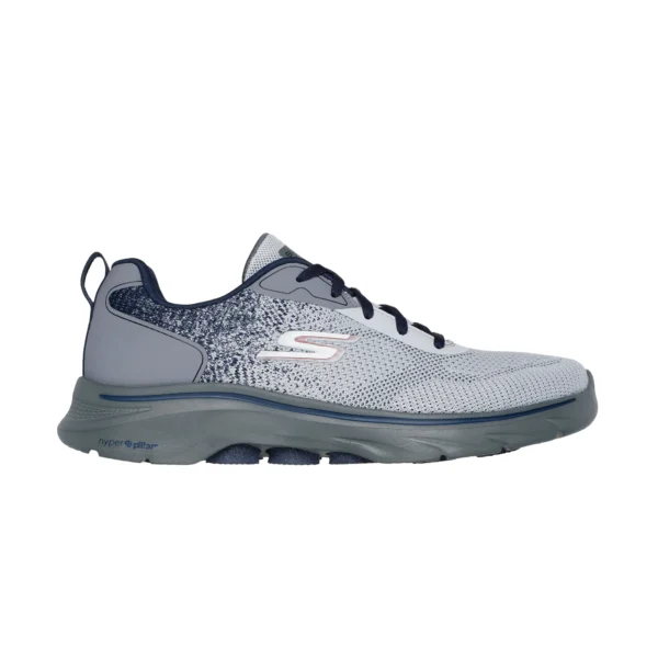 خرید کفش طوسی مردانه اسکچرز مدل 216555 GYNV GO WALK 7 - Ennoble Skechers مناسب پیاده روی