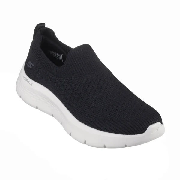 خرید کفش بدون بند زنانه سیاه اسکچرز مدل 124833 BKW GO WALK Flex - Elani Skechers از ایران اسکیچرز