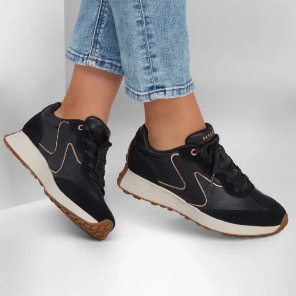 قیمت و خرید کفش مشکی زنانه اسکچرز مدل 177151 BLK Gusto - Path Winder Skechers Street اورجینال ارسال فوری ایران اسکیچرز