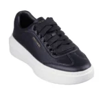 قیمت و خرید کفش چرم زنانه مشکی زیره سفید اسکچرز مدل 185060 BLK Cordova Classic - Best Behaviour Skechers سایت ایران اسکیچرز