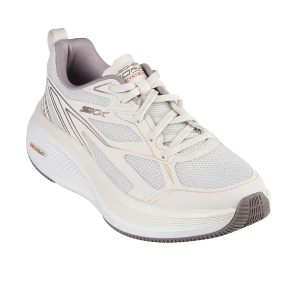 خرید کفش ورزشی کرم زنانه اسکچرز مدل 129001 NTCL Go Run Elevate 2.0 - Allaire Skechers اورجینال ساخت ویتنام اسکیچرز تهران